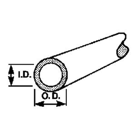 Plastruct 025 x 15 in. CTB-8 Round Tubing, Clear, 5PK PLS90134
